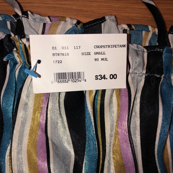 Blue Blush Striped Top BRAND NEW, NEVER WORN - Picture 6 of 7